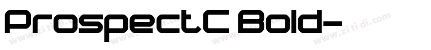 ProspectC Bold字体转换